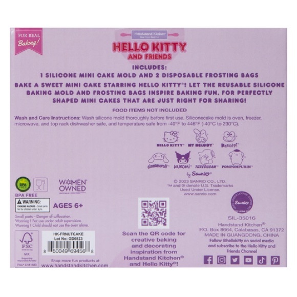 Hello Kitty Donut Shoppe Mini Cake Making Set - Picture 5 of 5